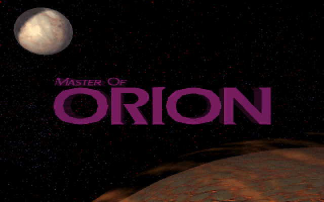 Master of Orion — Title screen