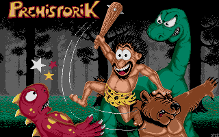 Prehistorik — Title screen