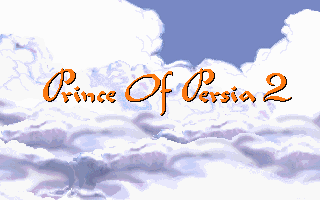 Prince of Persia 2 : The Shadow & The Flame — Title screen