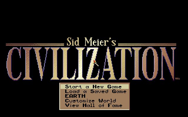 Sid Meier's Civilization — Title screen