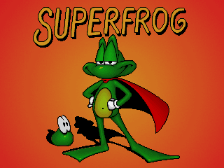 Superfrog — Title screen