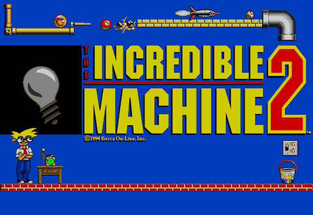 The Incredible Machine 2 — Title screen