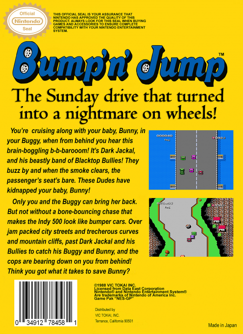 Bump 'n' Jump — Box back