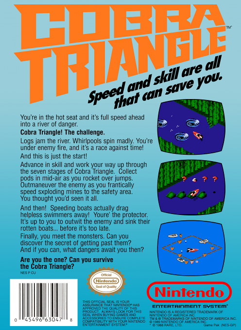 Cobra Triangle — Box back