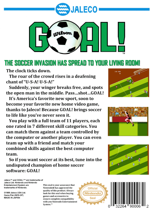 Goal! — Box back