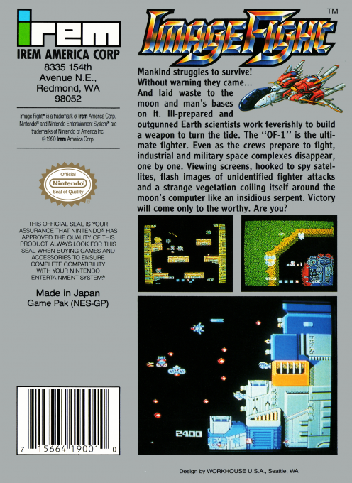 Image Fight — Box back