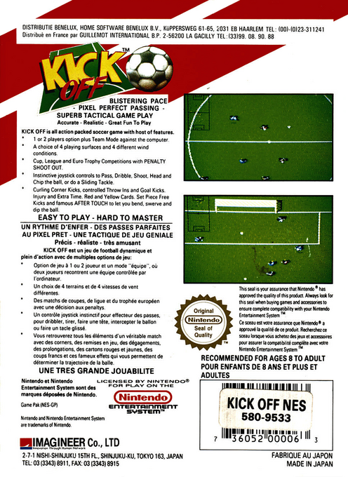 Kick Off — Box back