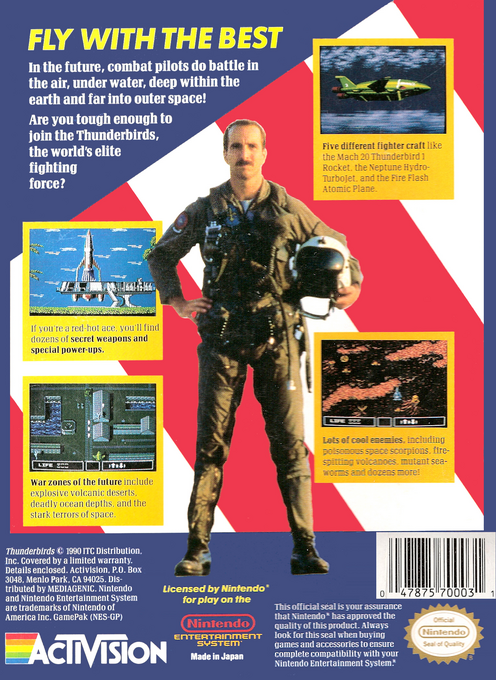 Thunderbirds — Box back