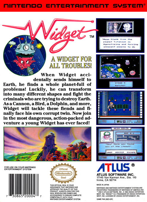 Widget — Box back