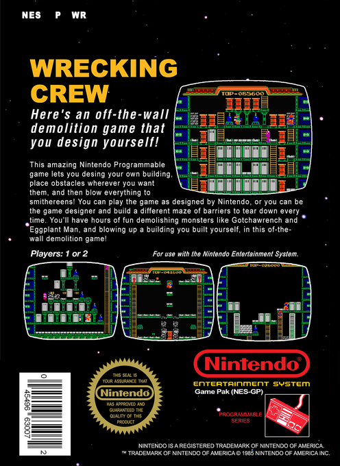 Wrecking Crew — Box back