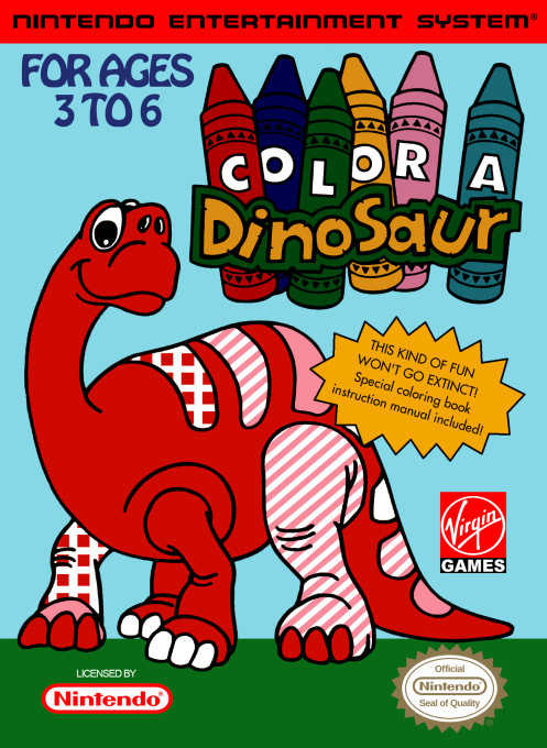 Color a Dinosaur