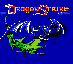 Advanced Dungeons & Dragons : DragonStrike — Title screen