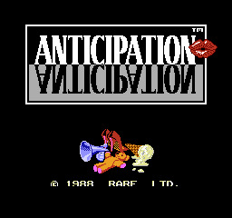 Anticipation — Title screen