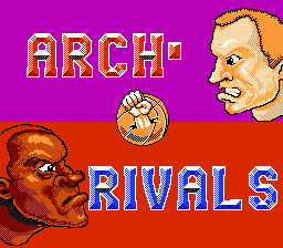 Arch Rivals : A Basketbrawl! — Title screen