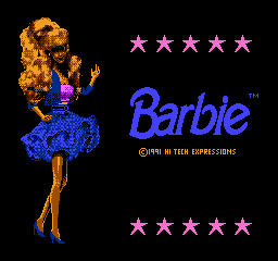 Barbie — Title screen