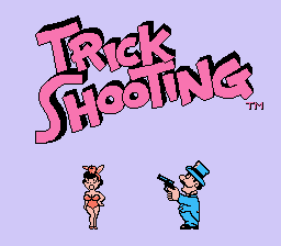 Barker Bill's Trick Shooting — Title screen