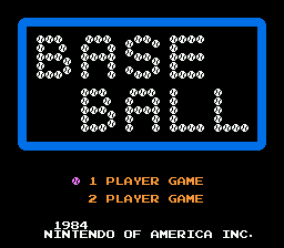 Baseball — Title screen