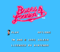 Bases Loaded 4 — Title screen