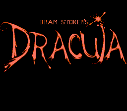 Bram Stoker's Dracula — Title screen