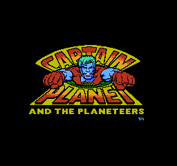 Captain Planet and the Planeteers — Title screen