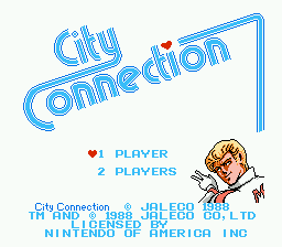 City Connection — Title screen