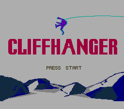 Cliffhanger — Title screen