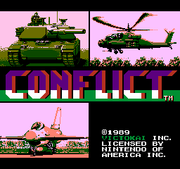 Conflict — Title screen