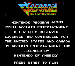 Cybernoid : The Fighting Machine — Title screen