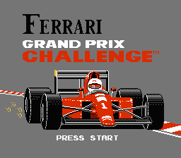 Ferrari Grand Prix Challenge — Title screen