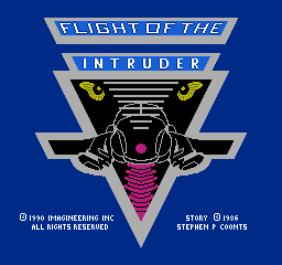 Flight of the Intruder — Title screen