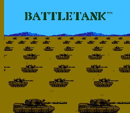 Garry Kitchen's BattleTank — Title screen