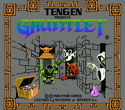 Gauntlet — Title screen