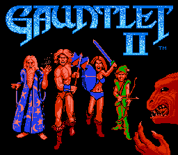 Gauntlet II — Title screen