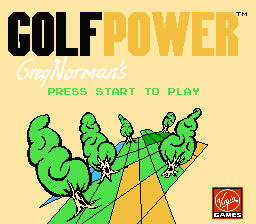 Greg Norman's Golf Power — Title screen