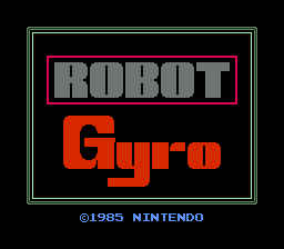 Gyromite — Title screen