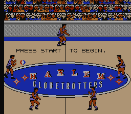 Harlem Globetrotters — Title screen
