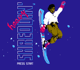 Heavy Shreddin' — Title screen