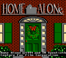 Home Alone — Title screen