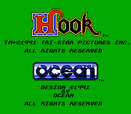 Hook — Title screen