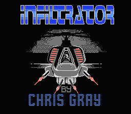 Infiltrator — Title screen