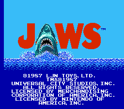 Jaws — Title screen
