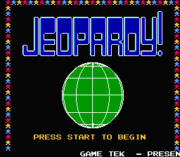 Jeopardy! — Title screen