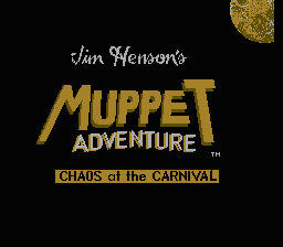 Jim Henson's Muppet Adventure No. 1 : "Chaos at the Carnival" — Title screen