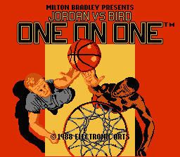 Jordan vs Bird : One On One — Title screen