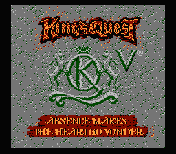 King's Quest V — Title screen
