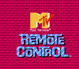 MTV's Remote Control — Title screen