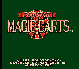 Magic Darts — Title screen