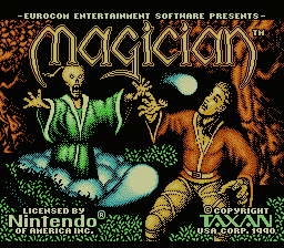 Magician — Title screen