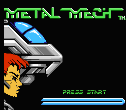 Metal Mech : Man & Machine — Title screen