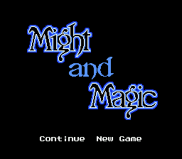 Might & Magic : Secret of the Inner Sanctum — Title screen